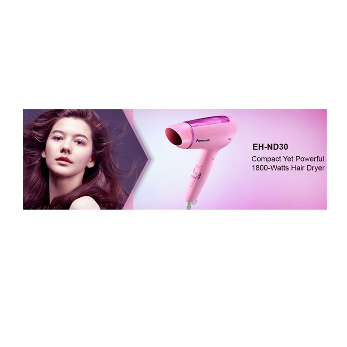 Panasonic Hair Dryer EH-ND30 - Pink 